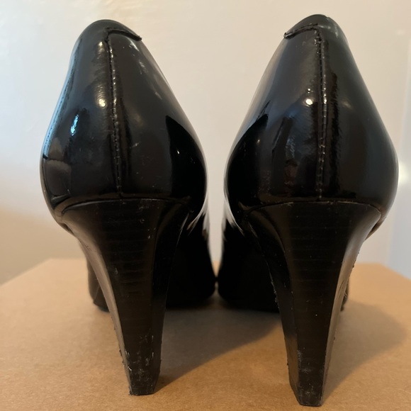 Coach Black Sheri Patent Leather Heels - Picture 7 of 16